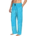 thumbnail image 2 of Fotbe Sky Blue Glitter Men's Pajama Pants,Sleepwear Pants,Pj Bottoms Drawstring And Pockets-XX-Large, 2 of 9