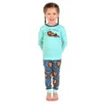 thumbnail image 1 of LazyOne Warm Long-Sleeve PJ Sets for Girls and Boys, Funny Animal Kids' Pajama Sets, Cozy, Comfy, Tired (Otterly Exhausted, 10), 1 of 7