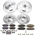 thumbnail image 3 of PowerStop Front and Rear Z23 Evolution Sport Carbon-Fiber Ceramic Brake Pad and Drilled & Slotted Rotor Kit Fits: CADILLAC Select Models K5540, 3 of 10