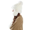 thumbnail image 6 of BXJX Warm Beanie Hats for Women- Ski Cap Earmuffs Fleece Lined Beanie Knit Cuffed Warm Winter Caps Beige Size Free Size, 6 of 6