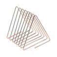 thumbnail image 1 of Metal Newspaper Rack, Desktop Magazine Stand, Book Ends Newspaper Holder, 1 of 4