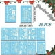 thumbnail image 2 of Christmas Window Stickers,Christmas Decorations,10 Sheets PVC Static Snow Window Stickers, 3D Reusable and Detachable, Window Displays Stickers,Party, 2 of 5