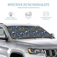 thumbnail image 2 of Bingfone Festive Cats and Trees Car Windshield Sunshade,Sun Foldable Sun Shield Sun Visor for Car - Medium, 2 of 8