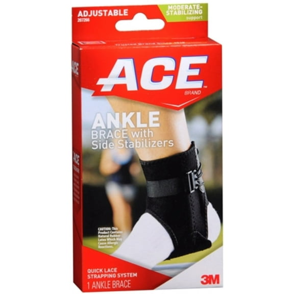 3 Pack - Ankle Br With Side Stabilizers One Size 1 Each