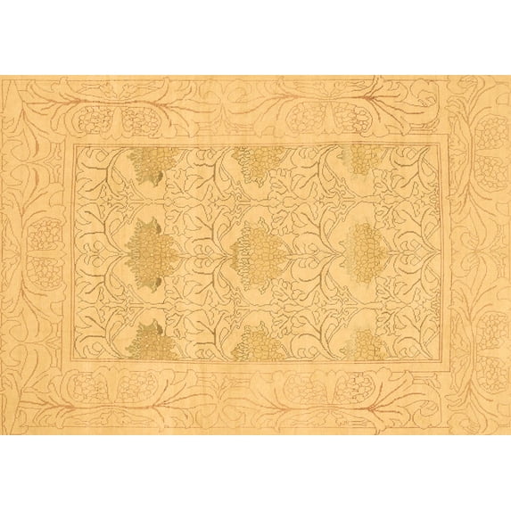 Ahgly Company Indoor Rectangle Oriental Brown Traditional Area Rugs, 2' x 3'