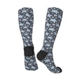 thumbnail image 4 of Fotbe Turtle print Women's Men's Novelty Crew Socks Cotton Socks Knee High Socks for Walking,Running,Nurses,Pregnancy, 4 of 9