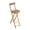 Style-1, variant on Folding Bamboo Bar Stools Counter Barstools with Backrest and Footrest Foldable Wooden Bar Stool Folding Dining Chair for Kitchen Breakfast Counter