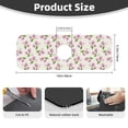 thumbnail image 2 of Sikiie Tulips Flowers Splash Guard for Sink Faucet-1 PC Super Absorbent Fast Drying Mat Sink Gadgets-Splash Guard for Kitchen, Sink Mat, 2 of 7