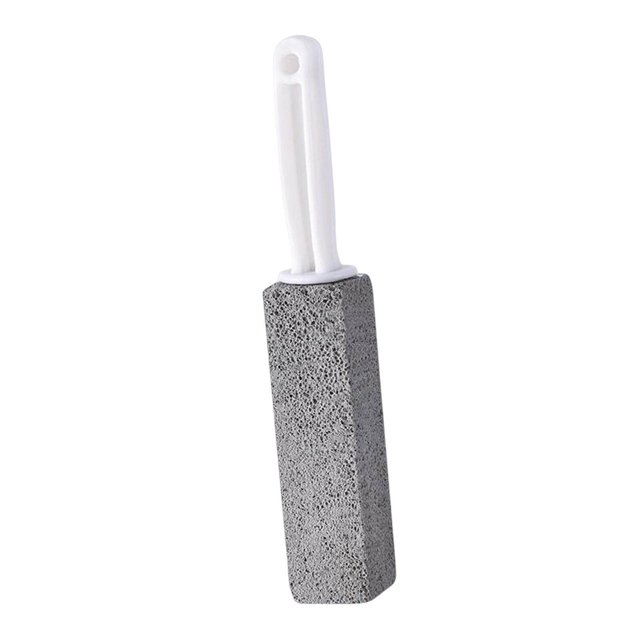 Langgg Pumice Stone with Handle Limescale Remover for Swimming Pools Kitchen Tiles 1Pc