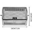 thumbnail image 4 of Birdeem Mesh Cylindrical Barbecue Rack, Rolling Barbecue Cage for Outdoor Barbecue, 4 of 10