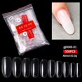 thumbnail image 3 of 500 Pieces Ballet Nail Tips Piece Set Fashion Simple Soft Nail Patch for Women Female, 3 of 5