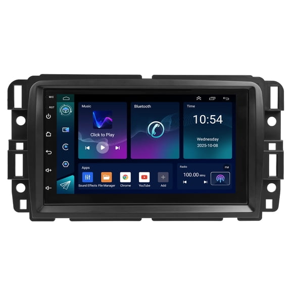 Woudy Android 15 Car Stereo Radio with GPS Navigation Bluetooth and Camera for GMC Yukon Chevy Silverado Sierra