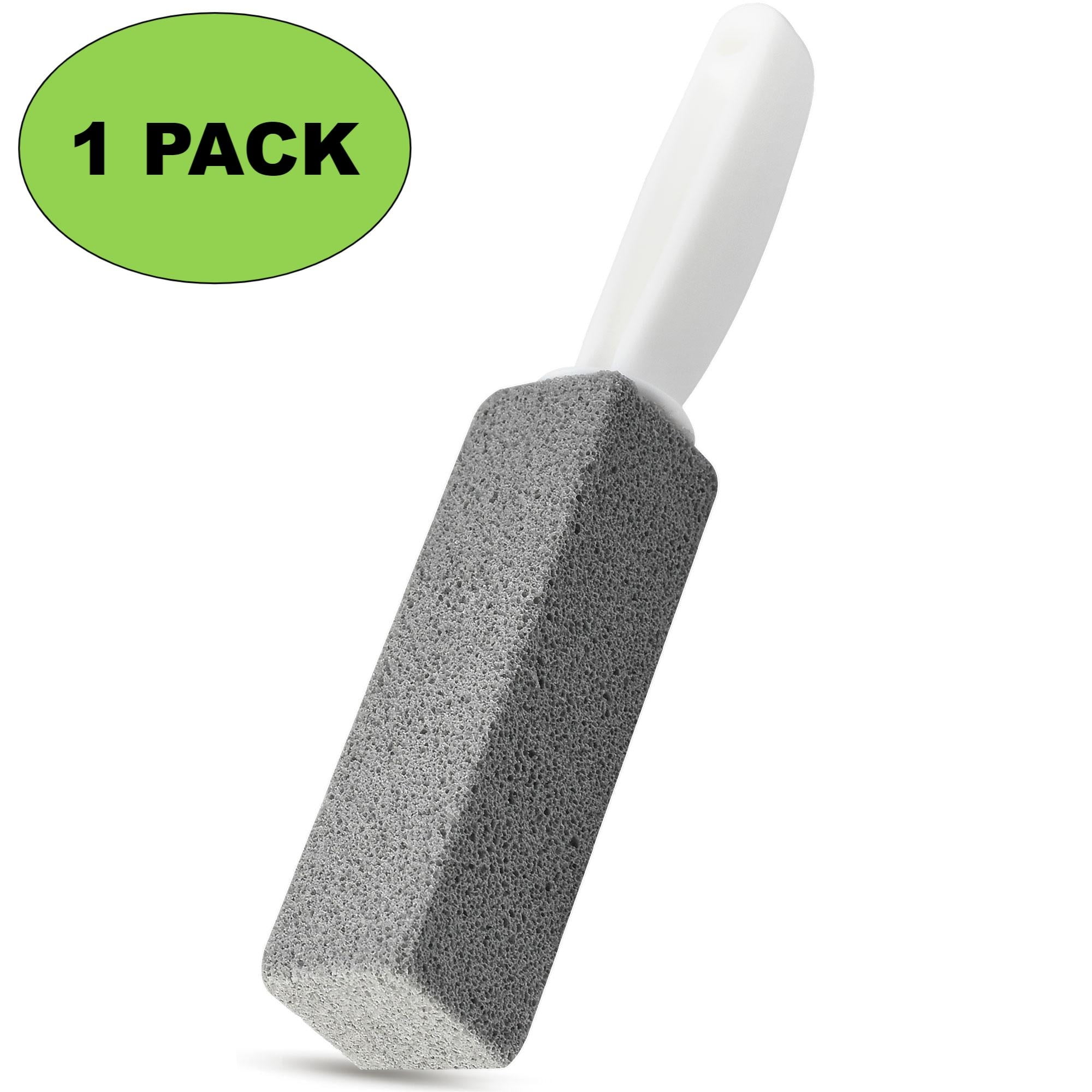 Salvmary Toilet Pumice Stone with Handle 1 Piece Natural Pumice Stone