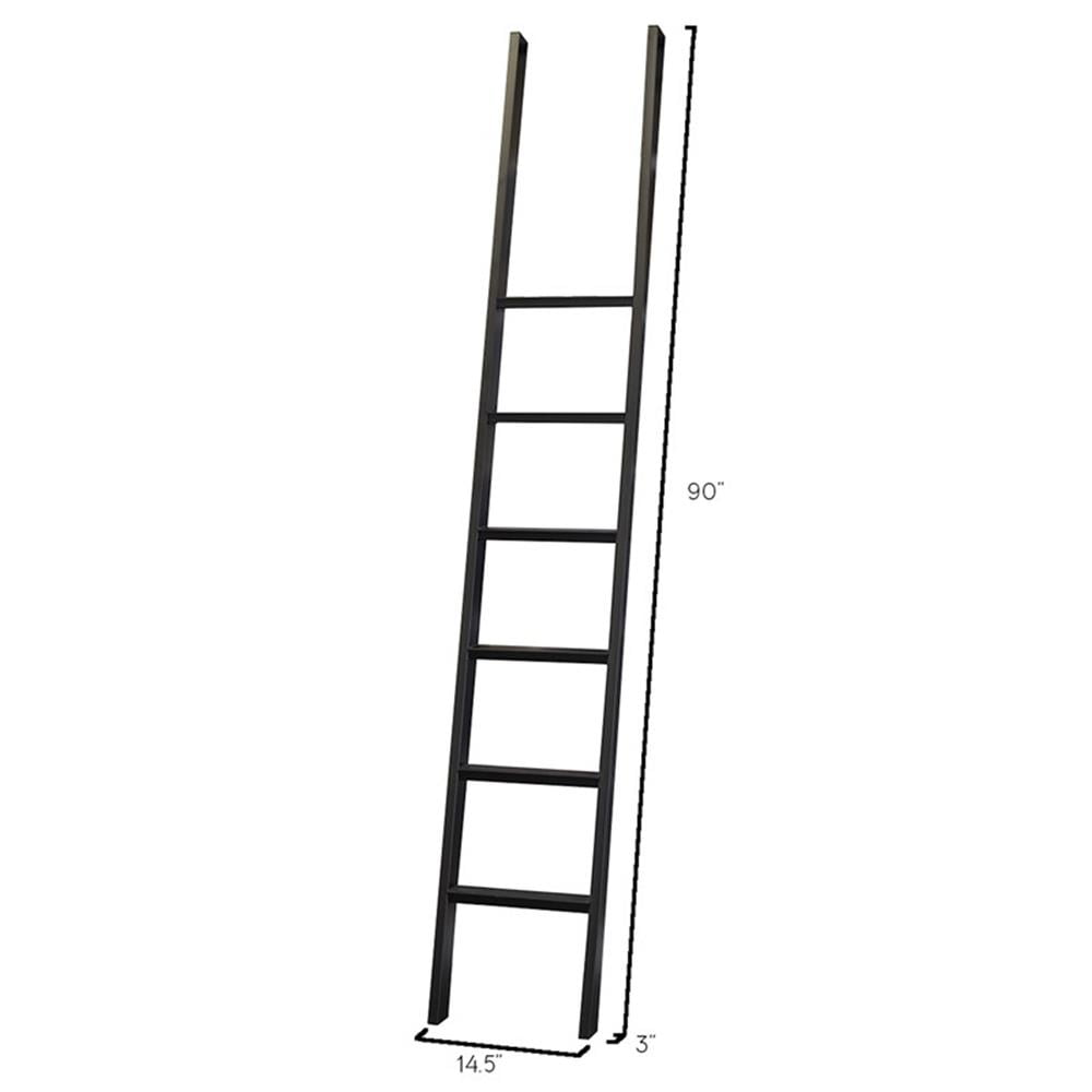Pemberley Row Wood Black Bookcase Wall Rectangular Adjustable Shelves 80"W x 94"H x 15"D Unassembled