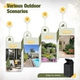 thumbnail image 7 of Librala  Lane 33 Gallon Outdoor Trash Can with Dual Lid, Heavy Duty Waterproof Resin Garbage Bins Outside, Hideaway Waste Bins for Patio, Outside Pool, Backyard and Deck (2, Black), 7 of 7