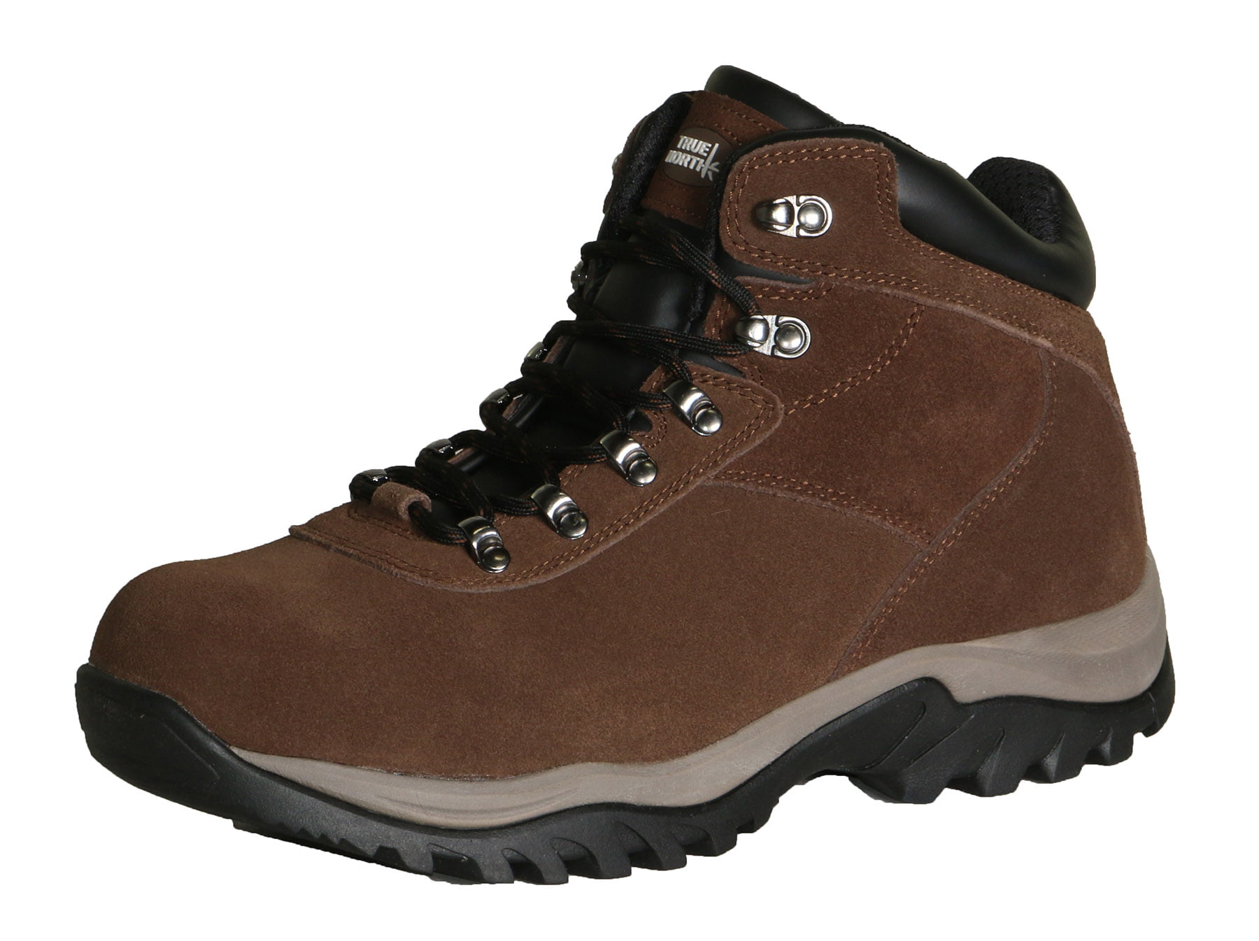 True North Men's Stowe Mid Hiking Boots-Brown/Black