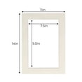 thumbnail image 3 of Winter Suede Acid Free 11x14 Picture Frame Mats with White Core Bevel Cut for 8x10 Pictures - Fits, 3 of 4
