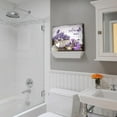 thumbnail image 5 of Bathroom Decor Canvas Wall Art Blue Bathroom Decor Farmhouse Wall Art Rustic Bathroom Sign Print Paintings Bathroom Pictures Modern Home Artwork Decor For Bathroom Framed Ready To Hang 12x16inch, 5 of 6