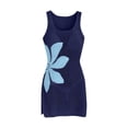 thumbnail image 3 of YHAJDS Swim Cover Up Womens 2026 Sheer Knit Lace Sleeveless Tank Dress, 3 of 5