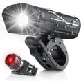 thumbnail image 1 of Zshan 1000 Lumen USB Rechargeable Bike Light Set, 3 LED Bike Headlight, 1 of 4