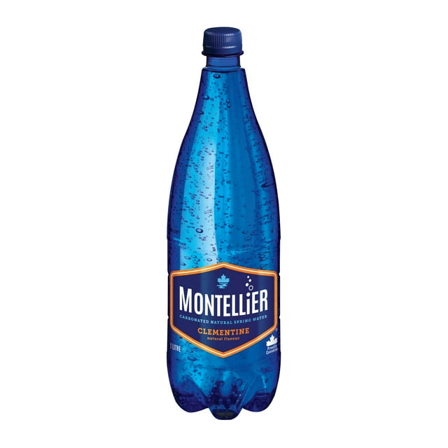 Montellier Clementine Carbonated Natural Spring Water 1 L, Bottle