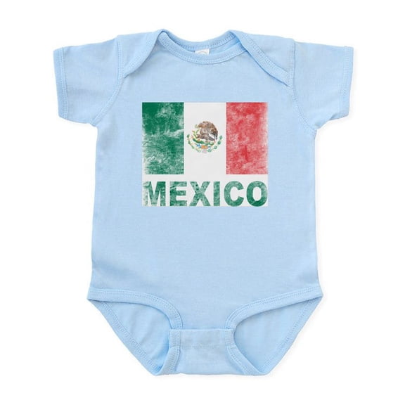 CafePress - Vintage Mexico Infant Bodysuit - Baby Light Bodysuit, Size Newborn - 24 Months