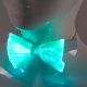 thumbnail image 5 of 7 s luminosas coloridas con iluminación para fiestas, mujeres y hombres Blanco Zulema Corbata de moño, 5 of 8