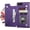 Purple, variant on Wallet Case for iPhone 7 Plus/8 Plus with 3 Card Slots Cash Holder Zipper Design Premium PU Leather Sturdy Magnetic Closure 5.5 Inch(Rose Gold)