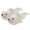 off-white, variant on Unisex Cute Seal Closed Toe Slippers, Indoor Outdoor Beach Slip-On Sandals