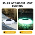 thumbnail image 5 of Matoen Solar Ground Lights, Solar Powered Disk Lights Outdoor Waterproof Garden Landscape Lighting for Yard Deck Lawn Patio Pathway, 5 of 7