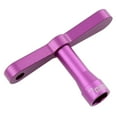 thumbnail image 1 of BELOVING RC Car 7mm Hex Sleeve Wheel Nut Spanner T Handle for RC Car Tire Rim Maintenance Versatile Sturdy Accessory Installation Tool Purple, 1 of 6