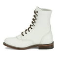 thumbnail image 3 of Justin Boot Company Womens Women`s Justin  Water Buffalo Lace Up Roper 9 B White, 3 of 5