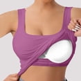 thumbnail image 6 of HBYJLZYG Women's Plus Size Tank Top with Built-in Bra, Ribbed Sleeveless Cami Shirt, U Neck Comfortable Summer Vacation Top, Versatile Everyday Casual Wear, 6 of 9