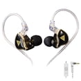 thumbnail image 1 of QKZ ZXD Auriculares con cable 3.5 mm portátil 360 grados en audio auricular interior al aire libre transparente en vivo ejercitando auriculares caminando negro con micrófono Advancent EL014470-02, 1 of 7