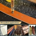 thumbnail image 3 of Diy Leather Punch Rotary Punch Screw Hole Punch Bookbinding Tool With 6 Tip Sizes And Wood Handle, 3 of 4