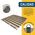 thumbnail image 3 of Malla Sombra 2.5x2.5 Metros - Cuadrada Bicolor - Lonas para Exteriores - Lona para Sombra - Argolla y Bastilla Ultra-Resistente - Protección UV - Fácil Instalación - Malla 2.5x2.5 BC, 3 of 7