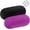Violet, Black, variant on Cuoff 2 Pcs Microbead Roll Pillow 11.8 x 6.3 Inch Soft Pillow Bolster Cylindrical Pillow Microbead Pillows for Sleeping Home Travel Neck Head Back Support Rest (Violet, Black)