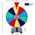 thumbnail image 6 of 12 Inch Heavy Duty Spinning Prize Wheel - 10 Slots Color Tabletop Roulette Wheel of Fortune - Spin The Wheel with Dry Erase Marker and Eraser Win The Fortune Spin Game for Carnival and Trade Show, 6 of 6