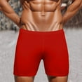 thumbnail image 3 of Aayomet Men's Breathable Underwear Boxers Boxer Shorts Breathable Solid Color (Red, XXXL), 3 of 4