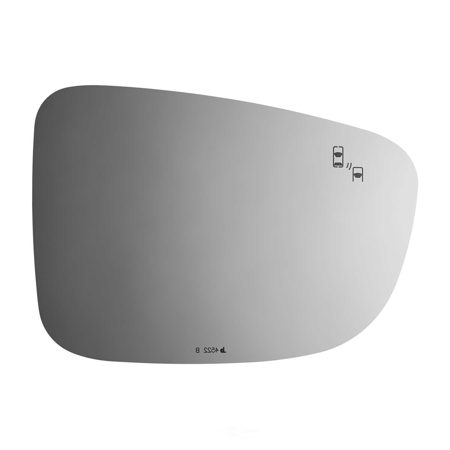 Burco Side View Mirror Replacement Glass - Clear Glass - 4522B