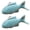 Blue, variant on Cute Fish Shape Ceramic Door Knob: 2PCS 55mm Kid's Children's Furniture Knob Handle Pull, Vintage Door Handle for Drawer Cabinet Chest Dresser Bathroom Cupboard, Etc with Screws (Blue)