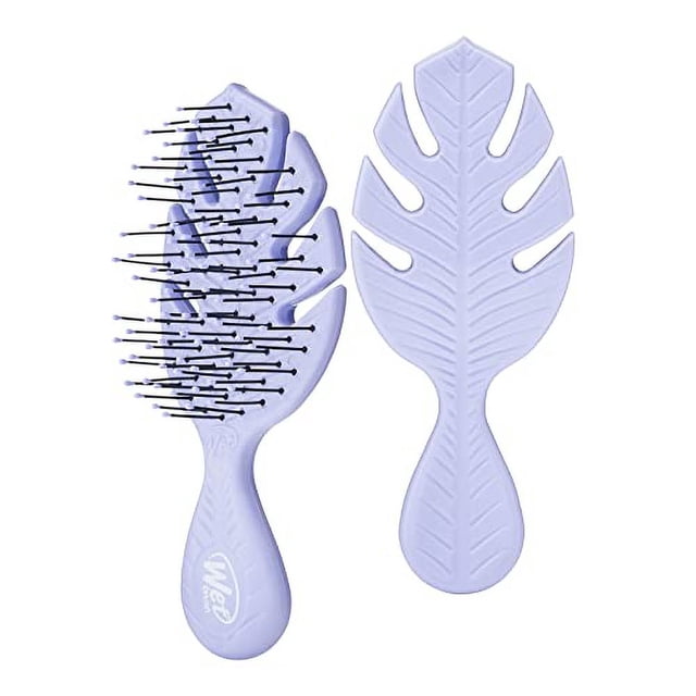 Wet Brush Go Green Mini Detangler Morado Desenredador Mini Cepillo Desenredante