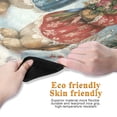 thumbnail image 2 of BZSMCE Yoga Mat Women Rabbit Holding Bouquets Pattern Fitness Mat, 2 of 9