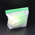 thumbnail image 3 of LNGOOR Sacs de Rangement Alimentaires Réutilisables en Silicone Sacs de Congélation Réutilisables Étanches Sacs de Rangement pour Voyage/maison Sacs Cadeaux de Cuisine Sacs Scellés sous Vide -1 Sac Réutilisable Gallon/1 Sac à Sandwich Réutilisable, 3 of 5