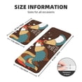 thumbnail image 2 of Sikiie Rooster And Chicken Kitchen Mat 2 PCS Cushioned Kitchen Rug, Waterproof Non-Slip Kitchen Mats for Kitchen, Floor Home, Sink, Laundry, 2 of 6