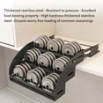 thumbnail image 6 of Pull Down Spice Rack 3-Tier Pull Out Spice Organizer Inside Cabinets Space Saving Storage Shelf for Kitchen Upper Cabinet Spice Jars Cans, 6 of 8