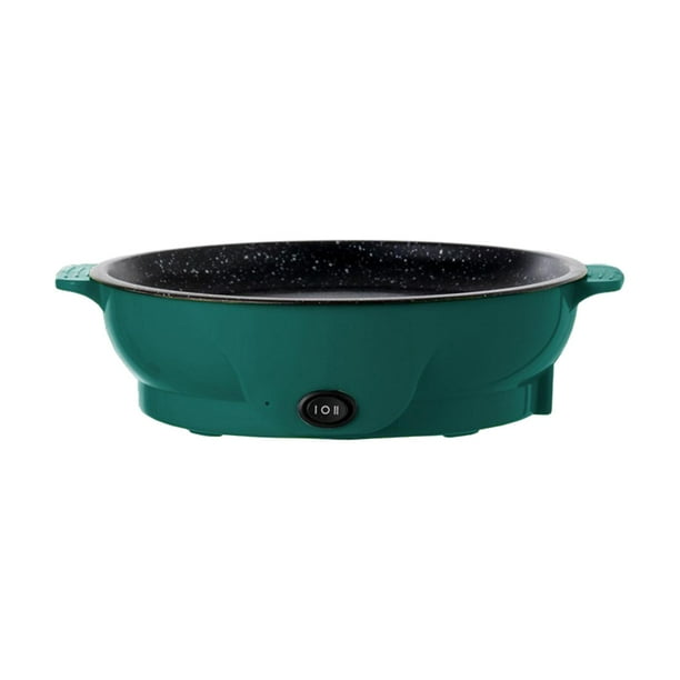 Parrilla eléctrica, sartén eléctrica de 110V, herramienta antiadherente para barbacoa, barbacoa multifuncional, freír, parrilla coreana para barbacoa