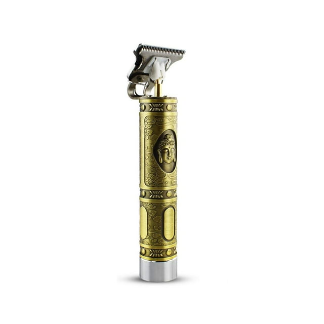 Professional Electric Outliner Grooming Cordless Close Cutting T-Blade Trimmer for Shaver Barbershop Sharp Hair Clippers Zero Gap Baldhead Beard Mustache Razor