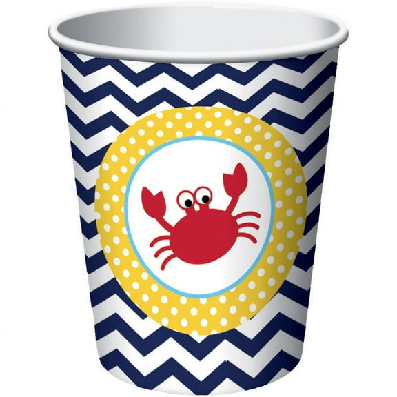 Creative Converting Assorted colors Baby Shower Paper Party Supply Sets, (8 Pieces) 9 Ounces