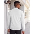 thumbnail image 2 of COOFANDY Men's V Neck Dress Sweater Slim Fit Business Casual Dressy Sweater Shirts Long Sleeve Soft Basic Pullover Sweater, 2 of 9